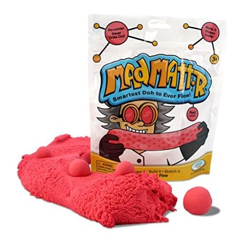  [아마존베스트]Mad Mattr Super-Soft Modelling Dough Compound that Never Dries Out, 10 Ounces, Red