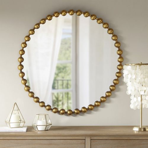  MADISON PARK SIGNATURE Marlowe Decor Mirror Gold See Below