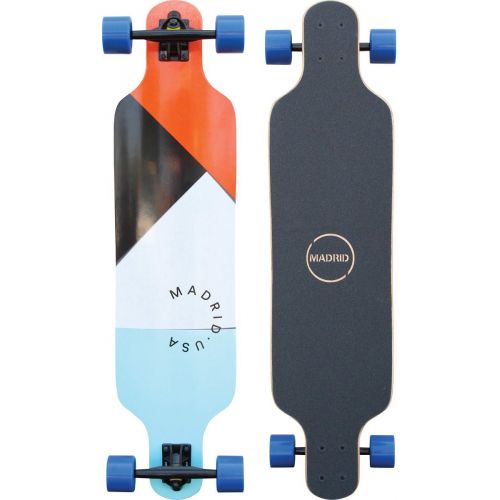  MADRID Trance 39 Top-Mount Paper Cuts Longboard, One Size