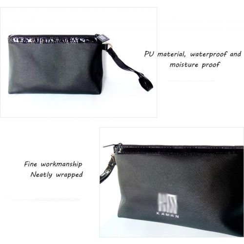  MAEKGX Cosmetic Bag, Portable Toiletry/Travel Bag for Brushes Jewelry Accessories Collection, Single Layer Makeup Bag for Women