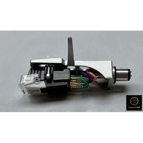  MAG Cartridge, Stylus Needle and Silver Headshell with mounting bolts for Pioneer PL50, PL518, PL512, PL530, PL630, PLA45D, PLA35, PL516, PL88FS, PL61, PL600, X1300, PL335, PL120, PL30