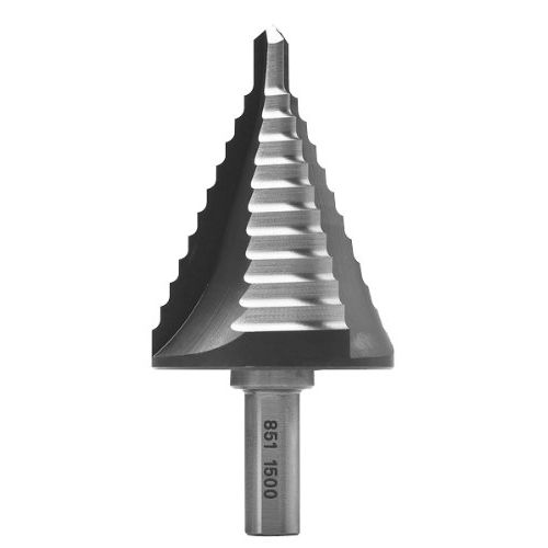  MAGBIT 851.1500 MAG851 14-Inch to 1-12-Inch Max Diameter High Speed Step Drill Bit, 11 Steps