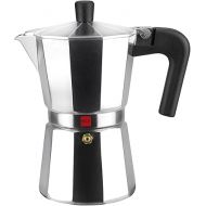 MAGEFESA ® Kenia Stovetop Espresso Coffee Maker, 6 cups / 10 oz, make your own home italian coffee with this moka pot cuban coffee, made in extra thick aluminum, safe and easy to use, cafe