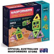Genuine MAGFORMERS Space Traveler Set 35 pcs - 3D Magnetic construction building