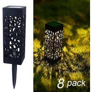 [아마존 핫딜]  [아마존핫딜]MAGGIFT Maggift 8 Pcs Solar Powered LED Garden Lights, Automatic Led for Patio, Yard and Garden