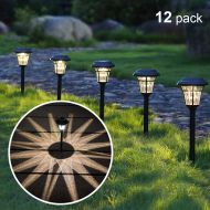 [아마존 핫딜] MAGGIFT 12 Pack Solar Pathway Lights Outdoor Solar Garden Lights for Patio, Yard, Driveway