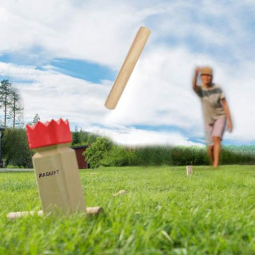  MAGGIFT Kubb Game Set Backyard Game Set Outdoor Game Set with Carrying Bag