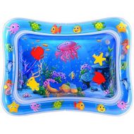 [아마존베스트]MAGIFIRE Tummy Time Baby Water Mat Infant Toy Inflatable Play Mat for 3 6 9 Months Newborn Boy Girl