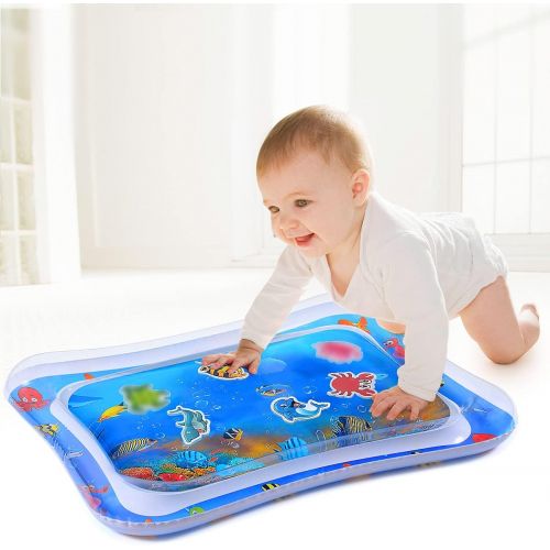  MAGIFIRE Tummy Time Baby Water Mat Infant Toy Inflatable Play Mat for 3 6 9 Months Newborn Boy Girl