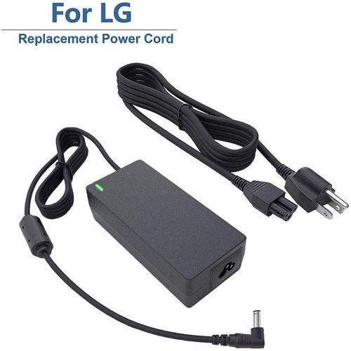  [아마존베스트]MAGIPEA for LG 19V LED LCD Monitor Widescreen HDTV Power Cord Replacement Charger Adapter for 19” 20” 22” 23” 24” 27” Power Supply, 19V, AC, DC, 8.5Ft.