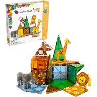 MAGNA-TILES Safari Animals 25-Piece Magnetic Construction Set, The ORIGINAL Magnetic Building Brand