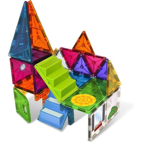  MAGNA-TILES House 28-Piece Magnetic Construction Set, The ORIGINAL Magnetic Building Brand