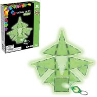 MAGNA-TILES Glow 16-Piece Magnetic Construction Set, The ORIGINAL Magnetic Building Brand