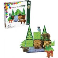 MAGNA-TILES Forest Animals 25-Piece Magnetic Construction Set, The ORIGINAL Magnetic Building Brand