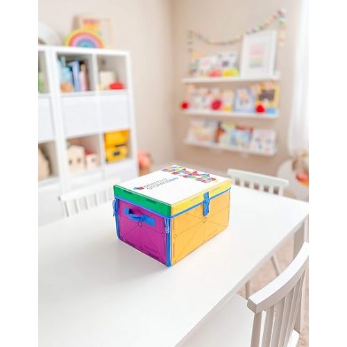  MAGNA-TILES Storage Bin & Interactive Play-Mat, The ORIGINAL Magnetic Building Brand