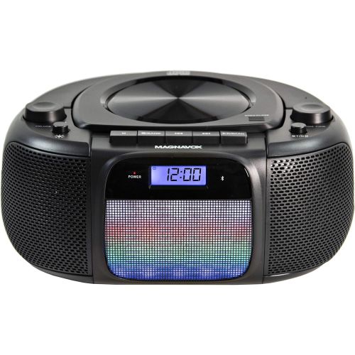  [아마존베스트]MAGNAVOX Magnavox MD6972 CD Boombox with Digital AM FM Radio Color Changing Lights and Bluetooth Wireless Technology