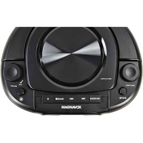  [아마존베스트]MAGNAVOX Magnavox MD6972 CD Boombox with Digital AM FM Radio Color Changing Lights and Bluetooth Wireless Technology