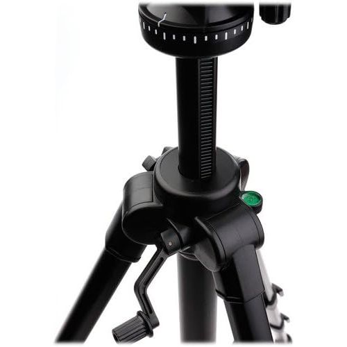  Magnus VT-300, Video Tripod System with Fluid Head, Extends to 64”, Max Load 15 lbs. Mid-Level Spreader, Replaceable Rubber Feet. Plus Quick Release plate, Pan Bar, Carry Case with