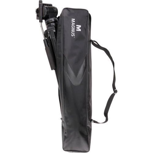  Magnus VT-300, Video Tripod System with Fluid Head, Extends to 64”, Max Load 15 lbs. Mid-Level Spreader, Replaceable Rubber Feet. Plus Quick Release plate, Pan Bar, Carry Case with