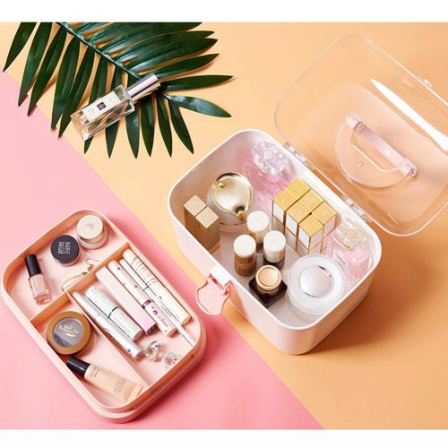  MAGO Household Double-Layer Medicine Storage Box, Medical Supplies Storage Box, Portable Out-of-The-Box First-aid Multifunctional First Aid Container (Color : A, Size : 24.51615cm)