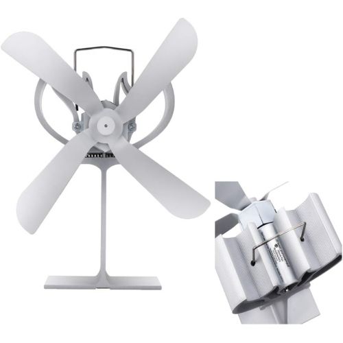  MAGOMAGOGO 4 Blades Heat Powered Stove Fan for Wood Fireplace Log Burner Quiet Eco Friendly