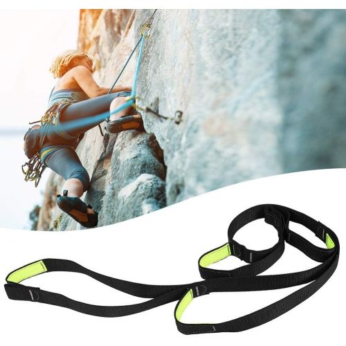  [아마존베스트]MAGT Climbing Aider 23KN 4 Step Foot Ascender Loop, Flat Belt Climbing Foot Pedal Load Bearing Strap Webbing Sling for Outdoor Mountaineering, Rock Climbing, Expedition, Caving, Re