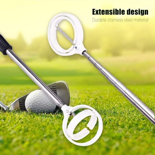  MAGT Golf Ball Picker 2 Colors Practical Golf Picker Telescopic Lightweight Golf Ball Retriever Scoop