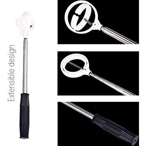  MAGT Golf Ball Picker 2 Colors Practical Golf Picker Telescopic Lightweight Golf Ball Retriever Scoop