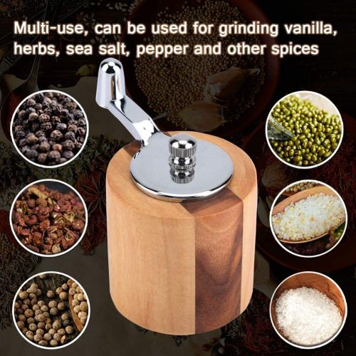  [아마존베스트]Spices Grinder, MAGT Manual Multi-use Pepper Grinder Sea Salt Herbs Spices Mill Grinding Tool With Long Crank