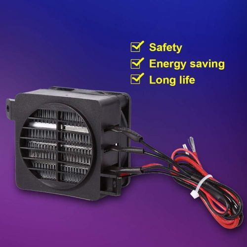  MAGT Air Heater, 100W 12V Energy Saving Car Fan Air Heater Safe Insulator PTC Heater Constant Temperature Heating Element Heaters