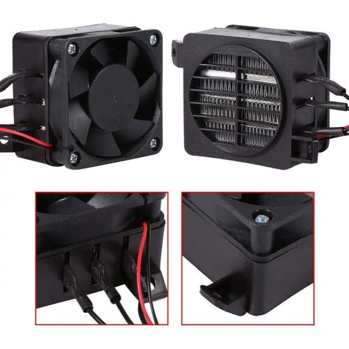 MAGT Air Heater, 100W 12V Energy Saving Car Fan Air Heater Safe Insulator PTC Heater Constant Temperature Heating Element Heaters