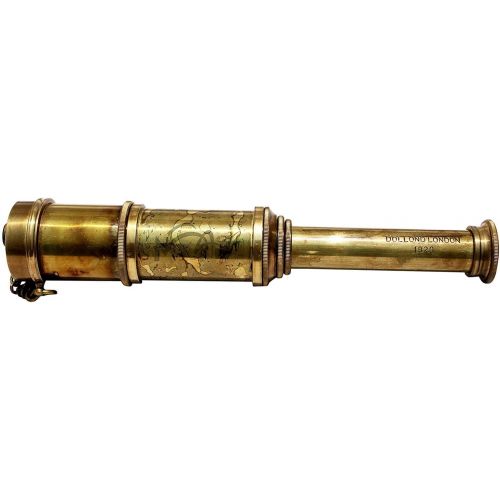  [아마존베스트]MAH 16 Brass Ship Telescope Stempunk Gift Handheld Pirate Brass Spyglass Telescope Home Decor Pirate Captain Boat. C-3268