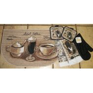 MAINSTAYS 1 X Coffee Kitchen Mat/ Rug 18 x 30