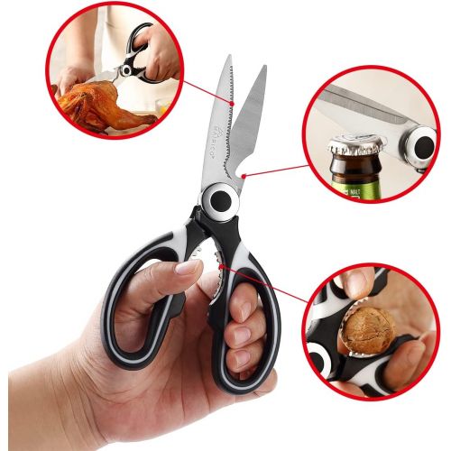  [아마존베스트]MAIRICO Ultra Sharp Premium Heavy Duty Kitchen Shears and Multi Purpose Scissors