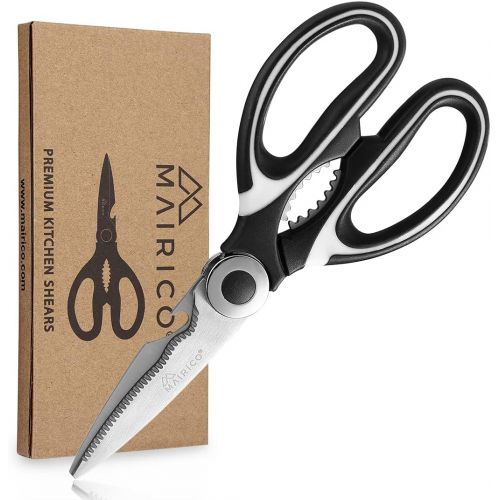  [아마존베스트]MAIRICO Ultra Sharp Premium Heavy Duty Kitchen Shears and Multi Purpose Scissors