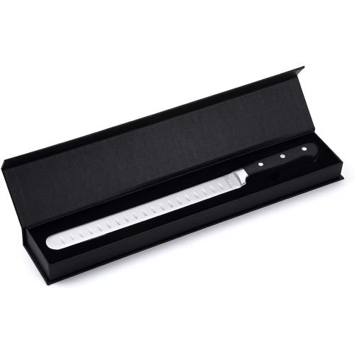  MAIRICO Ultra Sharp Premium 11 inch Stainless Steel Carving Knife Ergonomic Design Best for Slicing Roasts, Meats, Fruits and Vegetables