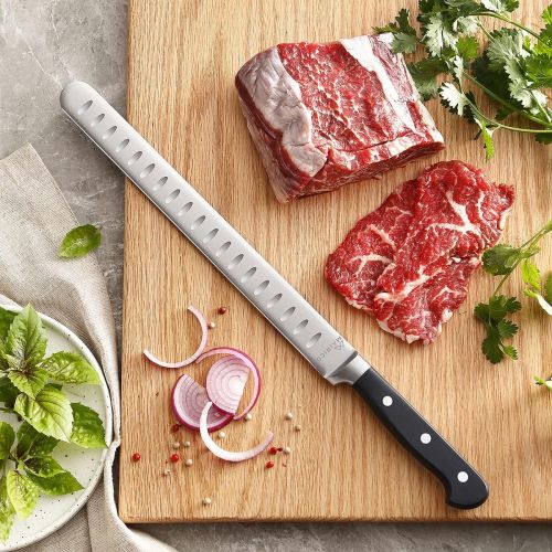  MAIRICO Ultra Sharp Premium 11 inch Stainless Steel Carving Knife Ergonomic Design Best for Slicing Roasts, Meats, Fruits and Vegetables