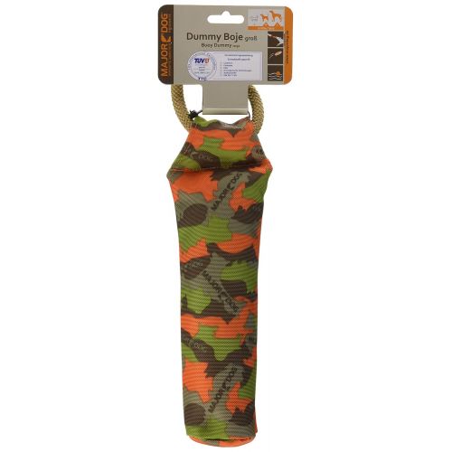  MAJORDOG 10.5 Buoy Dummy Toy, Large, Camo Green/Orange