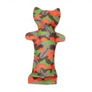 MAJORDOG Bottle Cat Toy, 12.5, Camo Green/Orange