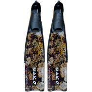 Competition Freediving Spearfishing Scuba Diving Fins | 3D Reef Camo