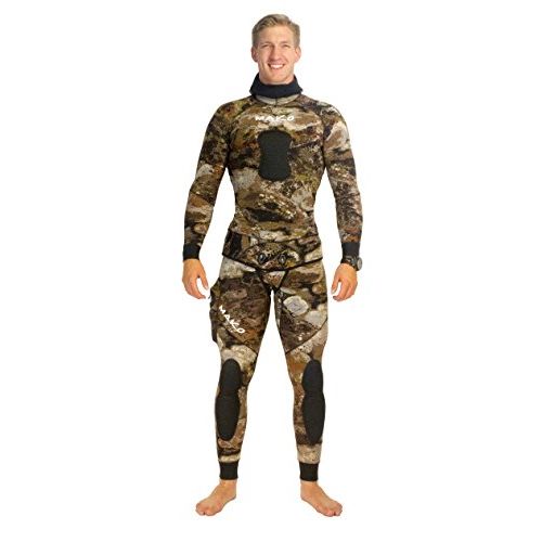  MAKO Spearguns Spearfishing Wetsuit 3D Yamamoto Reef Camo 5mm 2 Piece