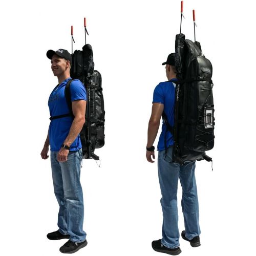  MAKO Spearguns Spearfishing Longfins Freediving Backpack with Insulated Cooler Compartment