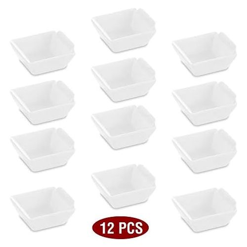  Malacasa, Ramekin series, porcelain dessert bowls, tapas finger food starter dessert bowls, decorative bowls