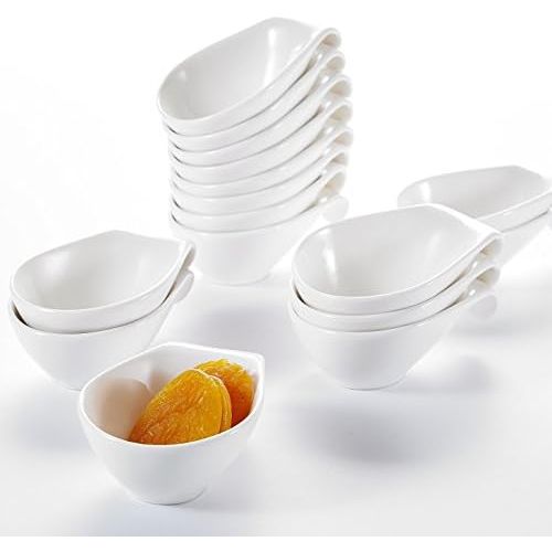  Malacasa, Ramekin series, porcelain dessert bowls, tapas finger food starter dessert bowls, decorative bowls