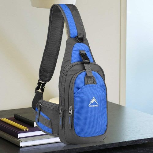  MALEDEN Sling Bag, Shoulder Backpack Chest Pack Causal Crossbody Daypack for Women and Men