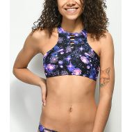 MALIBU DREAM GIRL Malibu Cosmos High Neck Cross Back Bikini Top