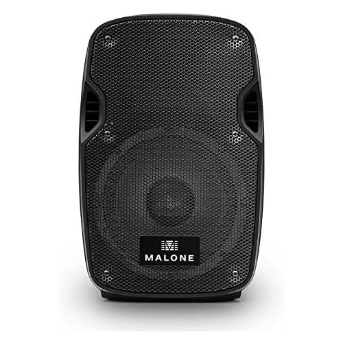  [아마존베스트]-Service-Informationen Malone PW-2908A Active PA Speaker, PA Box, Indoor and Outdoor Speaker, 20 cm (8 inches), 150 Watt RMS, 2-way System, Powerful Bass Response, 92 dB, Carry Handles, ABS Housing, Blac