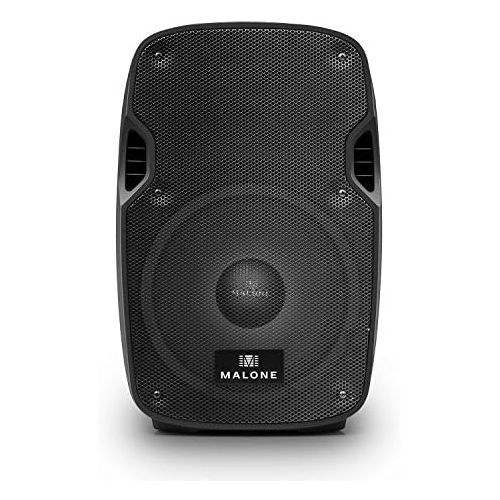  [아마존베스트]-Service-Informationen Malone PW-2910A Active PA Box, Speaker Box, PA Speaker, 400 Watt Peak Power, 25.4 cm (10 inches), Frequency Range: 55 Hz - 20 kHz, Bass / Treble Controller, Black