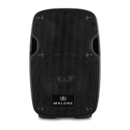  [아마존베스트]-Service-Informationen Pair of Malone PW-2908A Active 300 Watt RMS PA Speaker Pair (per box with 20 cm (8 inch) woofer, 2x 150 W power, t XLR and jack microphone inputs) Black