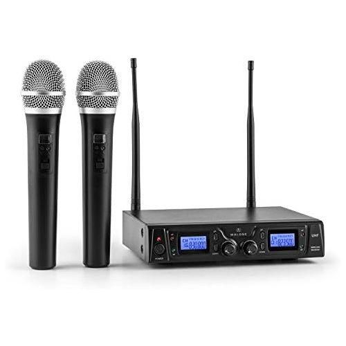  [아마존베스트]Malone Duett Pro V2 2-Channel UHF Wireless Microphone Set 50 m Range